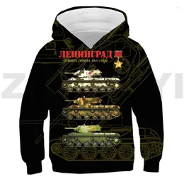 Herrtröjor 3d World of Tanks Tracksuit Men Gerand Boy Girl Cartoon Graphic Streetwear Classic Game War Thunder Hoodie Loose Pullover