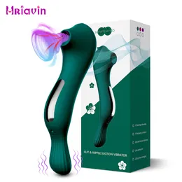 Vibrators 2in1 suction vibrator female masturbator clitoral stimulator sex toy 18 products 230719