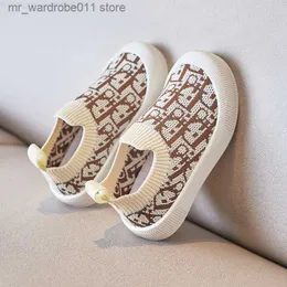 Sneakers Kids Casual Shoes Breathable Knitted Flats for Infant Baby Girls Boys 1 6 Years Soft Non Slip Sports Sneakers Daily Outdoor 220525 Z230719