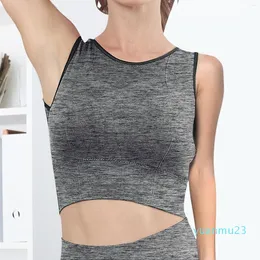 Roupa de ioga Top anel sutiã colete interno sem correr ao ar livre blusa de aço nas costas feminina sutiãs esportivos para mulheres pacote de exercícios de ginástica