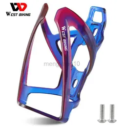 Bouteilles d'eau Cages WEST BIKING Ultraléger Vélo Bouteille D'eau Cage Robustesse VTT Montagne Route Vélo Vélo Porte-Bouteille Vélo Accessoires HKD230719