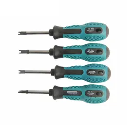 Handverktyg 4st SCREWRIVER SET BITS U Fork Typ Magnet Slitted Screw Driver Multi Function Home Repair Tool253N