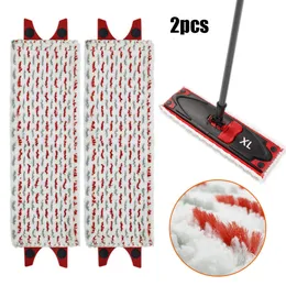 Panos de limpeza 2 pçs Microfibra Mop cabeça substituição pano de limpeza Para Vileda Ultramax Ultramat Turbo XL Turbo Vacuum Mop 2in1 Mop capa Reusab 230720