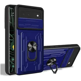 スライドカメラカバーデザイン電話バッグXiaomi 11x 11t 12 13 Pro Lite Redmi Note 8 9 10 11 Pro Max Kickstand Card Slot Holder携帯電話ケース