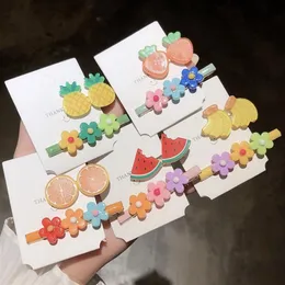 New Cute Girl Cloud Lollipop Fruit Hairpins Cartoon Bobby Pin Hair Clips for Girls Children Headband Kids Accessorie257R