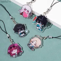 Honkai Star Rail Handygurte Yanqing Acryl Anhänger Handyzubehör Silber Wolf Kafka Dan Heng Lanyards Geschenk L230619