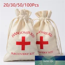 20pcs Hangover Kit Bags Wedding Favors Gifts For Guests Holder Bag Bachelorette Hen Party Supplies331i