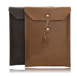 2022 Новая подлинная кожаная портфель сумки для Mac Book Support Custom Notebbook Корпус ноутбука для I PAD215T