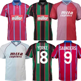 Villa Retro Soccer Jerseys 80 82 88 93 95 Aston McGrath Houghton Richardson Man Classic Vintage Football Shirt 1988 1993 1994 1995 Saunders Yorke Ehiogu