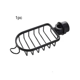 Organização de armazenamento do banheiro torneira de alumínio prateleira ajustável cesta de chuveiro organizador de cozinha para xampu sabonete esponja rack drop d dhvze