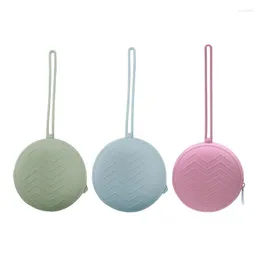 Förvaringspåsar PACIFIER PAG SILICONE POUCH FÖR BARNS PACIFIERS BORTABLE SOOTHER CONTAINER BOX NIPPLE