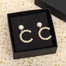 2022 Top qualité Charme goutte boucle d'oreille avec perles de coquille nature grande taille pour les femmes bijoux de mariage cadeau ont boîte timbre PS7781230G