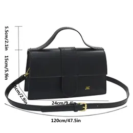Luxushandtasche für Damen JAQUEMUS Farbdruck Monogramme Handtasche Unterarm Eine Schulter 100 % hochwertige Designer-Handtaschen Damen Schulter-Crossbody-Taschen