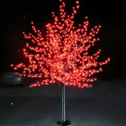 Luce natalizia a LED Albero in fiore di ciliegio Luce 2M Altezza 110 V CA 220 V CA Resistente alla pioggia Uso esterno Goccia 2474
