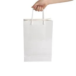 Tom SubliMation Paper Bag A3 A4 A5 Thermal Transfer Cardboard Packaging Bag Custom Logo Creative Gift Tote Bag White A09248C