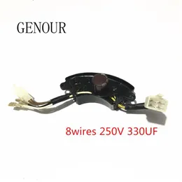 2KW3KW ثلاث مرحلة منظم الجهد التلقائي AVR للمولد القابل للتعديل مولد البنزين AVR 8 خطوط SK8500W PK7500W221R