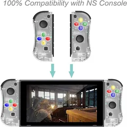 Wireless Joystick dla kontrolera Nintend Switch Joycon Joy-Con Gamepad może być używany za pośrednictwem przewodowego i Bluetoot245R