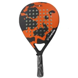 Squash Raketleri Handwin Karbon Fiber Tenis Raket Yumuşak Yüzey Kürek Raket Cep Kapağı 230719