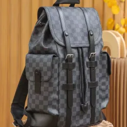 Luxurious Designer Black embossing Backpacks Handbags Men Women PU Leather Backpack School Bag Fashion Knapsack Back pack Presbyopic Rucksack Shoulder Bags