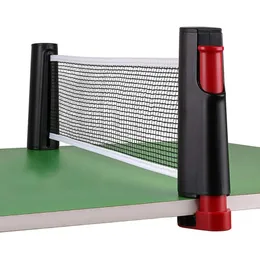 Tabelltennis sätter bärbara nät Ping Pong Net Rack Driveble Anywhere Hem Gym Övning Utrustning 230719