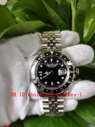 6 estilo Reloj para hombre BP BPF maker Vintage 40 mm Acero inoxidable GMT II Cream Dial 16710 Jubilee Pulsera Mecánica automática Relojes de pulsera para hombres