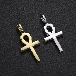 2023 New FashionF Colar for Men Anhe Key Cross Solid Pendant Hip-Hop Tide Man Managon Neck Chain Jewelry Man Must-have