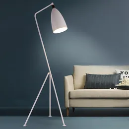 Nowoczesne lampy podłogowe w amerykańskim w stylu żelaza Regulowane El Light E27 LED AC 110V 220V do studiowania czytania salonu łóżko 9339T