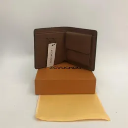 2020 new quality men leather brand classic luxury wallet casual short paragraph designer cardholder pocket fashion wallet men2408