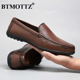 Jurk Schoenen Echt Leer Mannen Schoenen Casual Luxe Merk Mannen Loafers Italiaanse Mocassins Ademend Slip op Mannen Rijden Schoenen Chaussure Homme L230720