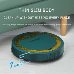 Qundele Robot Vacuum Cleamer Sweeper Trag Trag Multifunctional сильная мощность. Автоматическое предотвращение препятствий 276t