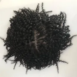 Full Lace Men Toupee Afro Curly Swiss 레이스 남성 가발 곱슬 고품질 고품질은 사용자 정의 할 수 있습니다.