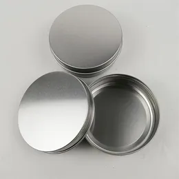 100 ml 100G wielokolorowe okrągłe puszki aluminiowe śrubowe pokrywki metalowe słoiki