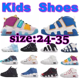 New Uptempos Kids Shoes Boys Toddlers Sneakers Shouth Trainers المزيد