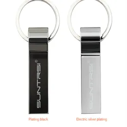Metall USB -flashenhet med nyckelring USB 2 0 Vattentät skiva flashminnespinne lagringsdrivning hög hastighet 32GB277H