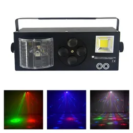 AUCD 4 in 1 RG Laser Gobos Mixed Strobe Par Lampen Disco RGBW LED Kristallkugel DMX Strahl DJ Party Show Bühne Projektor Lichter XMT-13294R