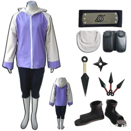 Naruto Hyuga Hinata Kurtka Cosplay Costplay Naruto Full Set252r