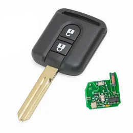 2Button Remote Sändar Key FOB 433MHz ID46 för X-Trail Navara Micra K12 5WK4 876 818277Q