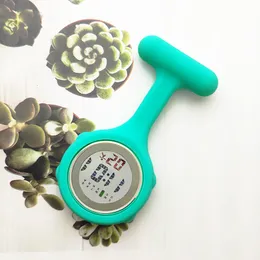Relógios de bolso Relógio de enfermeira digital Presente de silicone para enfermeiras FOB Relógios de bolso médico Relógio broche de lapela Hospital Presente para enfermagem 230719