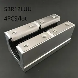 4 Stück / Los SBR12LUU 12 mm offener Typ Lineargehäuseeinheit Linearblocklagerblöcke für CNC-Fräser 3D-Drucker parts278i