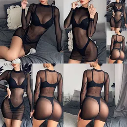 NXY Sexy Skirt Plus Size Sexy Women Lingerie Hot Erotic Porno Sleepwear Underwear Mesh Lingerie Night Dress Trajes Eróticos lenceria femenina 230717