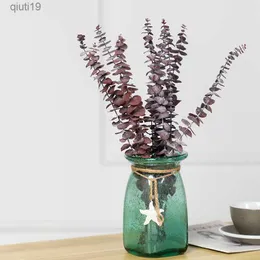 Gedroogde Bloemen 10 Stuks Natuurlijke Gedroogde Eucalyptus Bladeren Bloem Echte Plant Takken Stengels DIY Boeket Materiaal Bruiloft Thuis Feest Decoratieve Items R230720