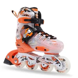 Patins à roulettes en ligne Enfants Enfants Patins de vitesse en ligne professionnels Chaussures Hockey Patins à roulettes Sneaker 4 roues Femmes Hommes Outdoor Skate Taille 30-44 HKD230720