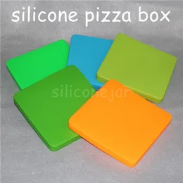 1 peça Frascos de silicone Dab Wax Container 200ml Grande Pizza Silicon Concentrate Containers Para Wax Oil Containers2517