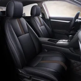 2021new 스타일의 Honda를위한 Custom Car Seat Cover Civic Luxury Leather Auto Auto Seat Waterproof Antifouling Protect Slip Inter237o