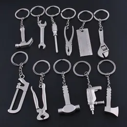 Creative Mini Metal Wrench Tools Keychain Portable Outdoor Multifunction Spanner Car Key Rings For Men Utility Gifts