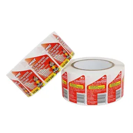 Anpassat oljeflaskpaket Lim klistermärken Etiketter Tryckt Roll Self Seal Packing Label Sticker med Top Quality263P