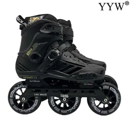 Inline Roller Skates 3 Same Wheels Inline Roller Skates Speeding Skating Outdoor Blade Adult Women Men ABEC-5 Hardness 85A Skating Shoes Sidewalk New HKD230720