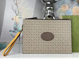 Modedesigner Clutch Bag Ophidia plånbok män kvinnor handväska högkvalitativ lyxig marmont handväska dubbla bokstäver korthållare fashionabla digram kosmetiska väskor 956d