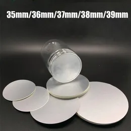 200pcs 35mm 36mm 37mm 38mm 39mm 전기 유도 알루미늄 호일 개스킷 패드 PE PP PS PS PVC HDPE 유리 아크릴 병 278H