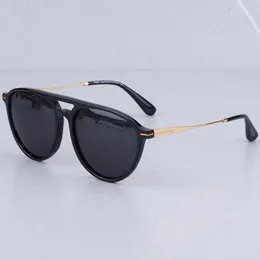 Sunglasses Frames Eyeglow Acetate Retro Designer Oval Men Fashion Double Bridge Eyeglasses Women Classical Eyewear With Case